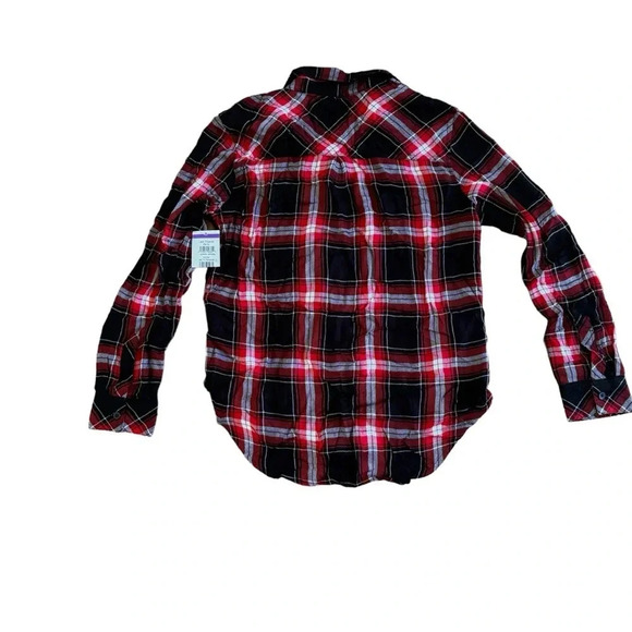 Rails Hunter Plaid Black Candy White Red Shirt Button down Long Sleeve S NWT - Picture 5 of 11